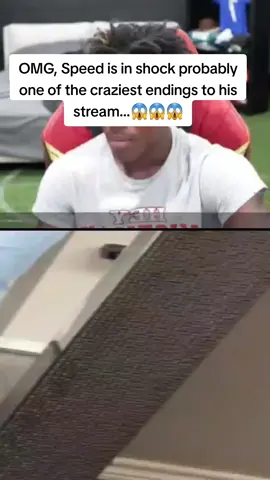OMG, Speed is in shock, probably one of the craziest endings to his stream...😱😱 #ishowspeed #viral #fyp #speed 