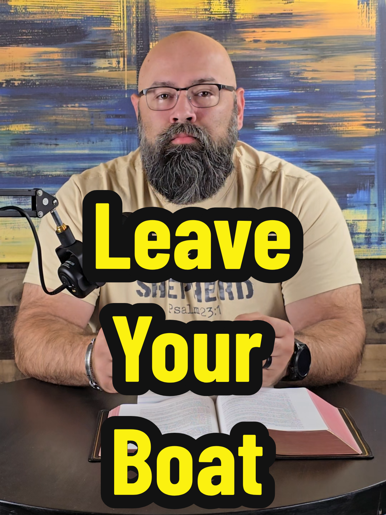 Leave your boat