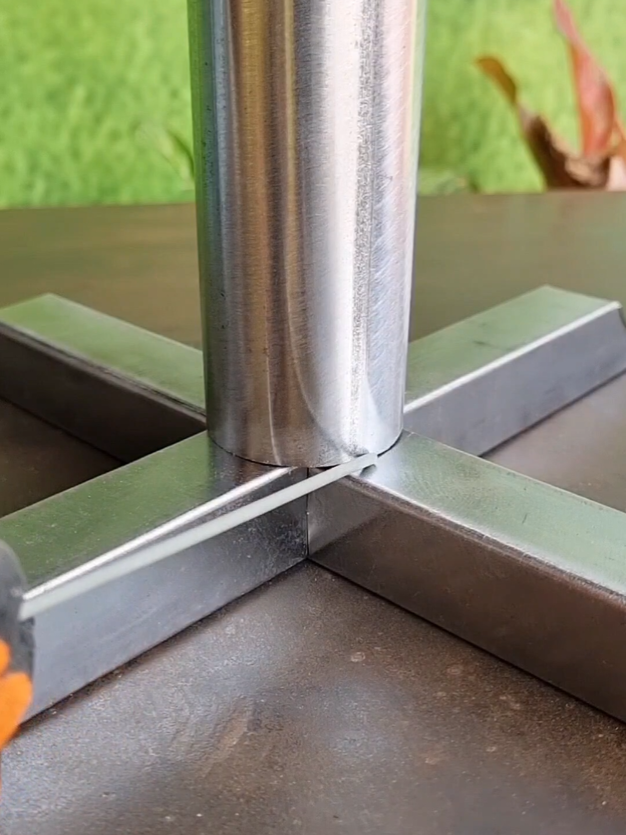 neat technique #cutting #skills #weld #design #jobs 