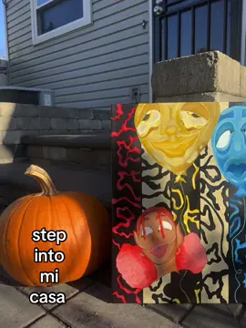 Step into my world 🧡 #trending #fyp #columbusohio #localartist #acrylicpainting 