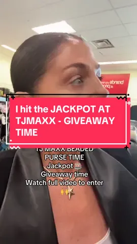 @TJ Maxx beaded bags 🙌I hit the 🎰- GIVEAWAY TIME - watch video to enter 🤍🤍 (Not affiliated with TJM) #tjmaxx #tjmaxxfinds #tjmaxxshopping #beadedbags #giveaway 