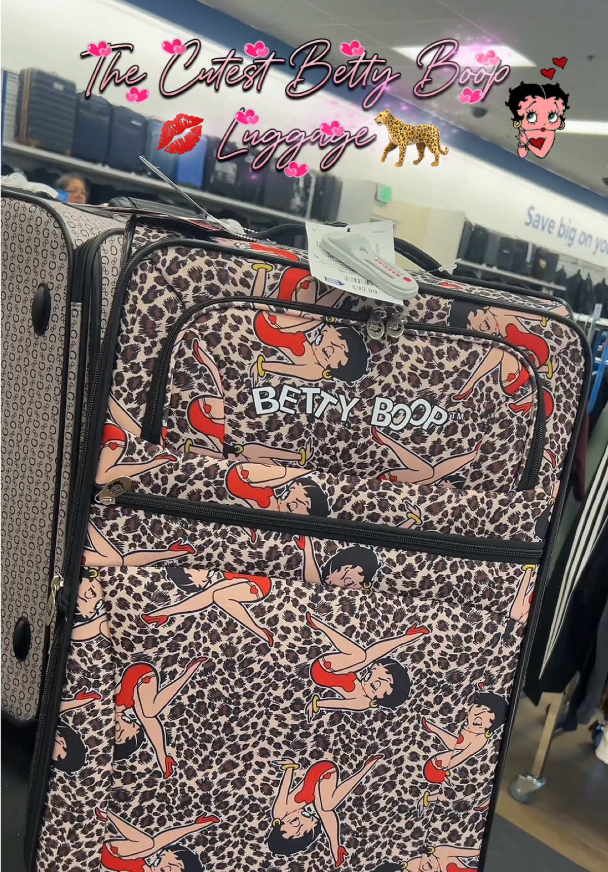 La maleta mas bonitaaaaaa 🍒❤️💋 #bettyboop #fyp #rossfinds #girly #y2kaesthetic 