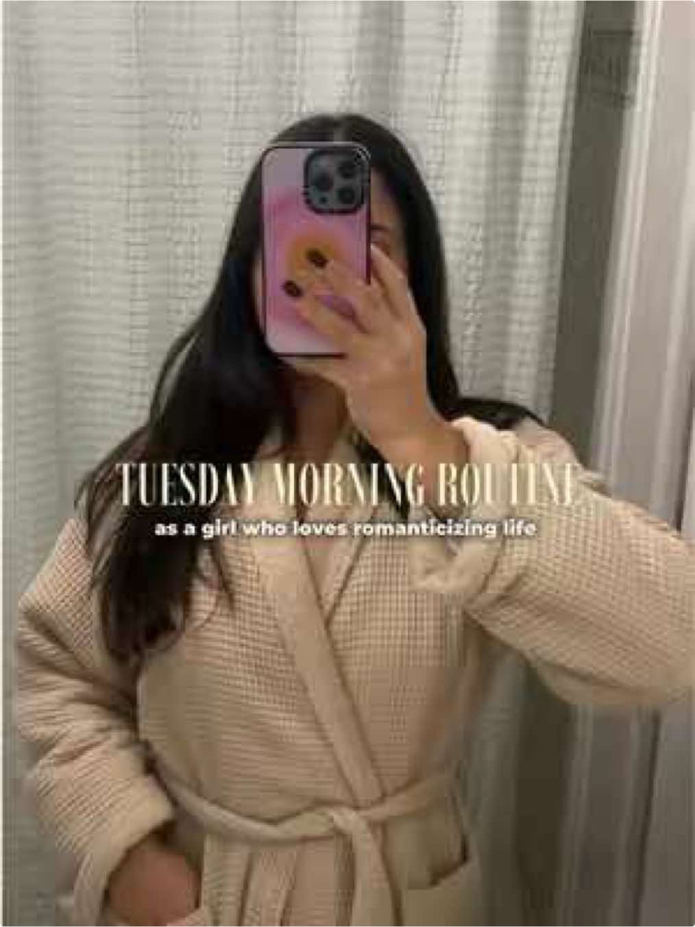 tuesday morning routine 💓 i love romanticizing life #morningroutine #morningvlog #romanticizeyourlife #morningmotivation #morninghabits @potterybarn @Ritual @CASETiFY 