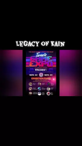 ​🎮 Post with Hashtags ​🔥 BIG NEWS! 🔥 The legendary Legacy of Kain: Defiance is now available at 8-Bit Shinobi! ​But wait, there's more! Join us at the Toronto Gaming Expo on November 22nd-23rd for an unforgettable weekend. ​We're bringing a massive selection of games to play, killer merch, and a chance to WIN a copy of Devil May Cry 5! Don't miss out on the action. ​See you at the expo! 👇 ​👉 Join our mailing list for exclusive updates: https://mailchi.mp/960e4d39a3c6/crowdfunding https://www.torontogameexpo.ca/ ​#TorontoGamingExpo #TGE #GamingExpo #8BitShinobi #LegacyOfKain 