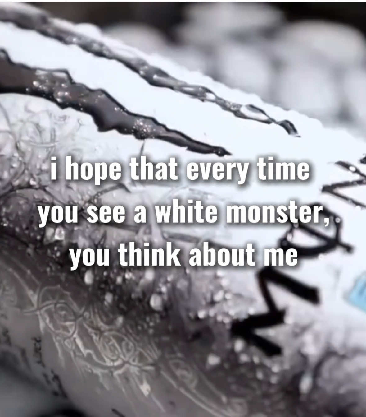 you keep me under your spell<3 | #whitemonster #monster #monsterenergy #energydrink #fyp 