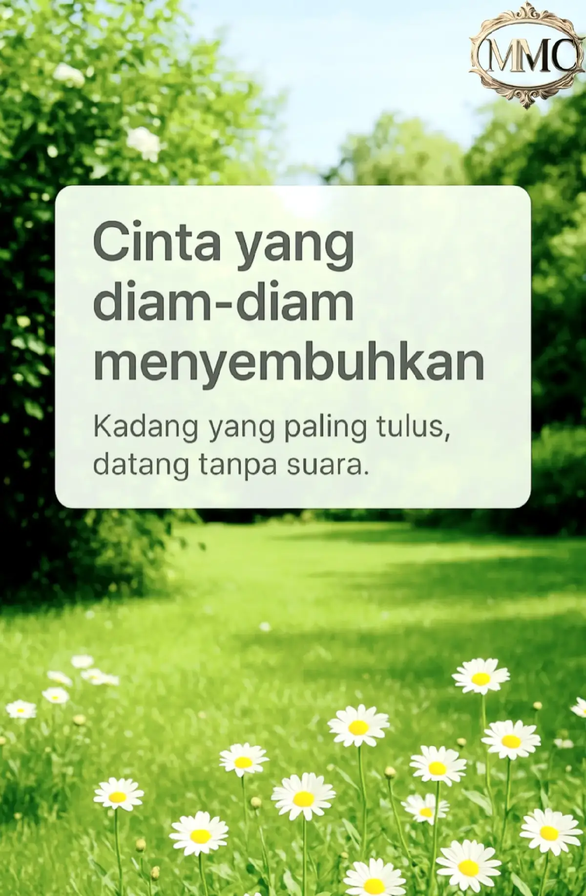 Pernahkah kamu merasa… ada seseorang yang tidak banyak bicara, tidak terlalu menunjukkan kasihnya lewat kata, tapi entah mengapa — kehadirannya membuatmu tenang? 🌿 Ia tidak selalu tahu cara menghiburmu, tapi kamu tahu… bersamanya kamu bisa bernapas lebih lega. Tidak harus menjadi versi terbaik dari dirimu. Tidak harus kuat setiap saat. Tidak harus menjelaskan segalanya. Cinta yang seperti ini disebut “safe love” — cinta yang membuatmu merasa aman secara emosional. 🕊️ Dalam psikologi, hubungan seperti ini disebut secure attachment. Hubungan yang tidak penuh drama, tidak membuatmu cemas, dan tidak menuntut pembuktian terus-menerus. Cinta yang diam-diam menyembuhkan bukan karena ia sempurna, tapi karena ia hadir dengan kesadaran. Ia tahu bagaimana menenangkan, bukan menguasai. Ia memilih mendengarkan, bukan menuntut. Ia ada, tanpa membuatmu merasa terikat atau kehilangan dirimu sendiri. Mungkin kamu sedang mengenal seseorang seperti ini. Atau mungkin — kamu sedang belajar menjadi cinta yang menyembuhkan itu. Untuk orang lain, atau untuk dirimu sendiri. Karena cinta yang sejati, tidak berisik… ia hanya membuatmu pelan-pelan pulih. 💚 --- 🌸 3 Tanda Kamu Sedang Menerima atau Memberikan “Cinta yang Menyembuhkan” 1. Kamu merasa lebih tenang, bukan lebih cemas. 2. Kamu bisa jadi diri sendiri tanpa takut dihakimi. 3. Kamu dan dia bisa berkomunikasi dengan jujur, bukan dengan permainan perasaan. --- 🌿 Tips MMC untuk Menumbuhkan Cinta yang Menyembuhkan: 1. 🌱 Latih mendengar tanpa menghakimi. Kadang orang hanya butuh ruang aman, bukan nasihat cepat. 2. ☁️ Belajar hadir tanpa harus selalu memperbaiki. Diam yang penuh kasih lebih menyembuhkan daripada kata-kata tergesa. 3. 💬 Jujurlah tentang perasaanmu. Kejujuran lembut membangun rasa aman dalam hubungan. 4. ☀️ Berikan waktu, bukan tekanan. Cinta yang tulus tumbuh dalam ketenangan, bukan dalam paksaan. 5. 🌷 Mulai dari dirimu sendiri. Jika kamu ingin dicintai dengan tenang, cintailah dirimu dengan cara yang sama. --- 💚 Cinta tidak selalu datang dengan kembang api. Kadang ia datang lewat seseorang yang sederhana — yang mengajarkanmu bahwa rumah bukan tempat, tapi rasa aman yang kamu temukan di hati yang tulus. --- MMC – Mela Mental Care “Hubungan yang sehat membuatmu tumbuh, bukan runtuh.” Follow: ig@mela_mental_care  TikTok: @melamentalcare Hotline: 0821-1827-1825 🌿 #melamentalcare  #MentalHealth  #fyp  #fyppppppppppppppppppppppp  #fypシ゚ 