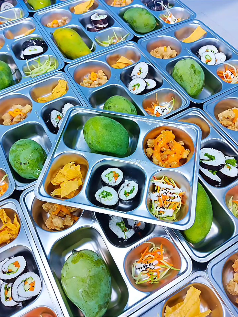 Info buah yang ga muat di ompreng selain mangga dong! 🤣 #sppg #mbg #foryou #post #menu 