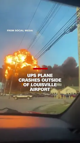 A UPS freight transport aircraft carrying three crew members crashed shortly after taking off near Louisville, Kentucky, airport. Louisville Mayor Craig Greenberg said there are multiple injuries.