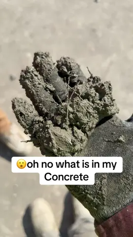 What is in my concrete? #concrete #construction #iowa #contractor #bluecollar