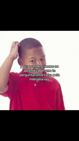pov: quando o imune ao aprendizado vem te perguntar uma coisa pela milésima vez