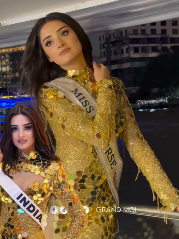 MISS UNIVERSE INDIA 2025 Manika Vishwakarma 🇮🇳 Dinner Cruise Look. #MissUniverseIndia #MissUniverseIndia2025 #ManikaVishawakarma #India #MissUniverse 