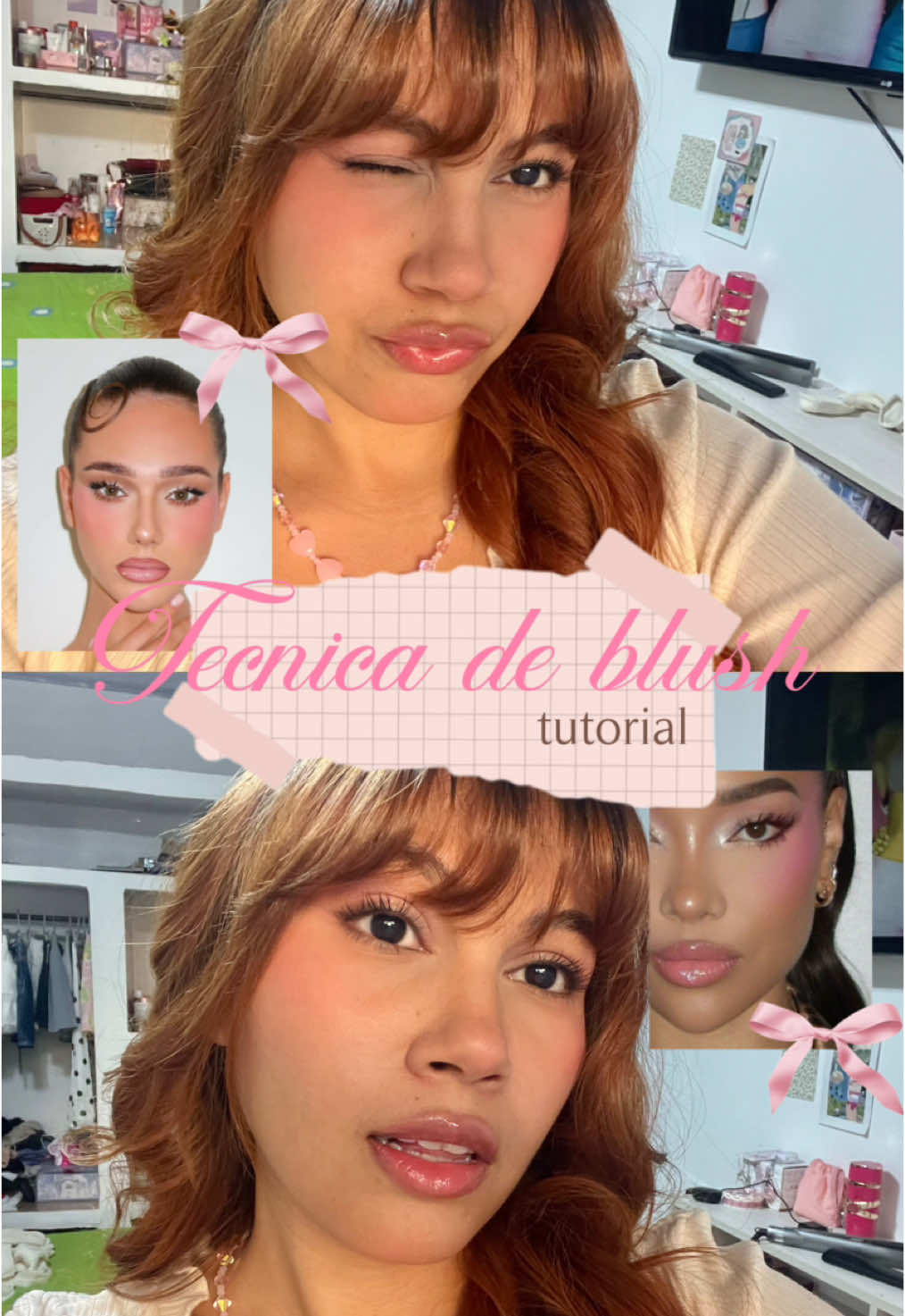 Reinas les comparto esta forma de aplicarse el rubor que estoy segura que les va a gustar, aparte dura practicamente todo el día 💕✨   #blushhack #tipsforgirls #tipsbelleza #beautytips #makeuptutorial 
