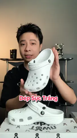 Dép sục trắng Tipono đi siêu nhẹ chất liệu eva chống thấm #giaydep #hieugiaydep #ttshop 
