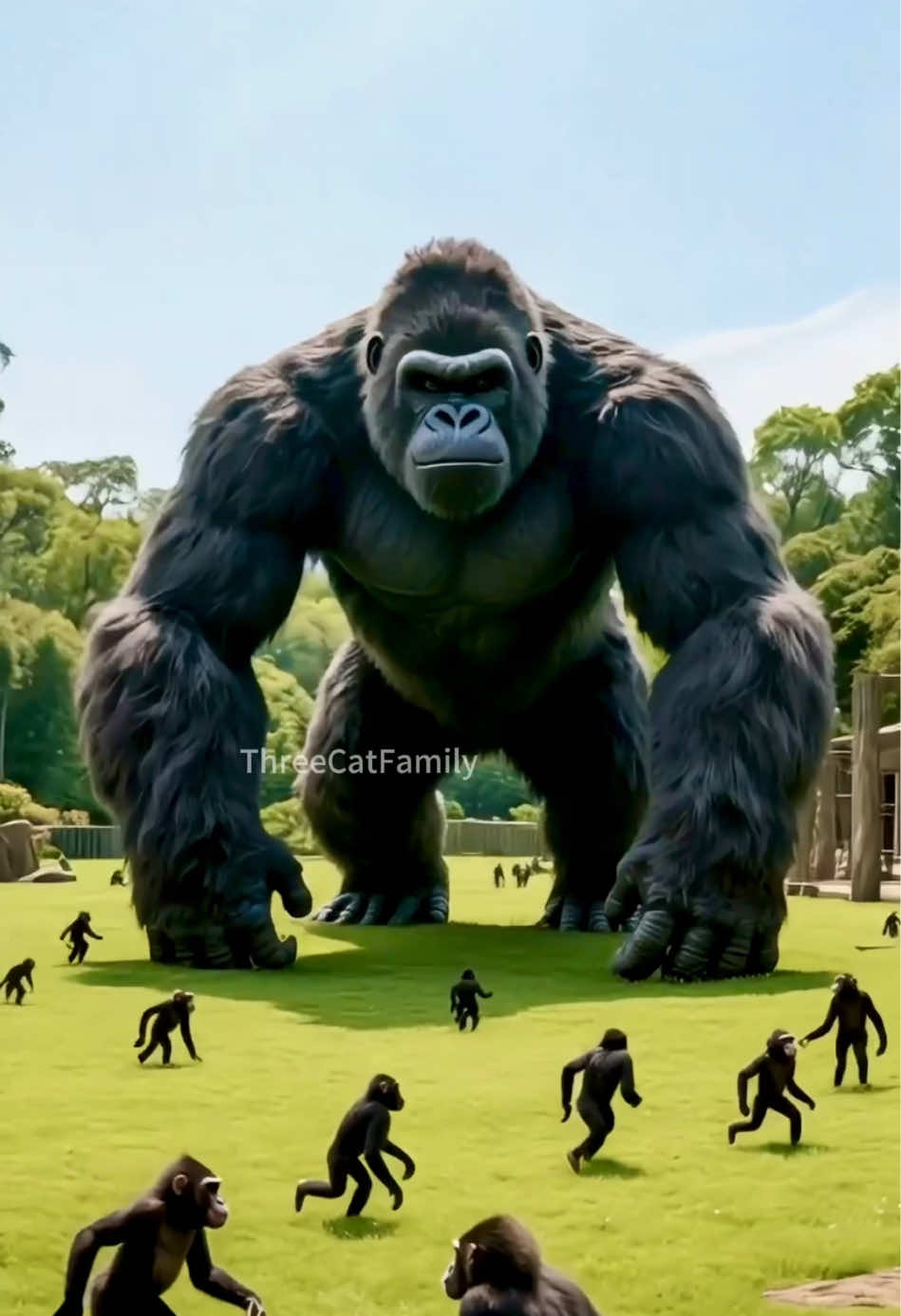 Iron Cat vs. King Kong #catvideo #funnycat #catstory #fyp 