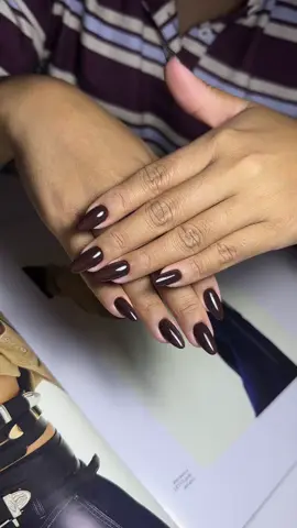 the perfect shade of dark brown ☕🤎 ✨ extensions - short almond  Book your appointment with me 🫶🏻 DM @nailee.ph on Instagram for inquiries! 📍 Santolan, Pasig City ⏱️ 3 minutes walk from Glass Garden Events Venue ⏱️ 10 minutes away from SM Marikina ⏱️ 15 minutes away from Eastwood #nailee #nailextensions #hardgelovelay #russianmanicure #fyp