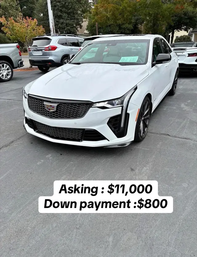 🚨2023 Cadillac CT4 V-Series Blackwing  A sedan combining luxury and performance with a 472 hp twin-turbo V6 engine, a 6-speed manual transmission, and refined sporty handling. A pure concentration of American power and elegance. Only 39,500 miles  Clean Carfax - One Owner  Financing available  #CadillacCT4VBlackwing #cadillac  #LuxurySedan #Foryoupage #viral 