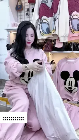 SÉT BỘ NỈ 2 DA HÌNH ÉP XÙ SIÊU đẹp #setdoxinh #bothudongnu #thoitrangnu #xuhuongtiktok 