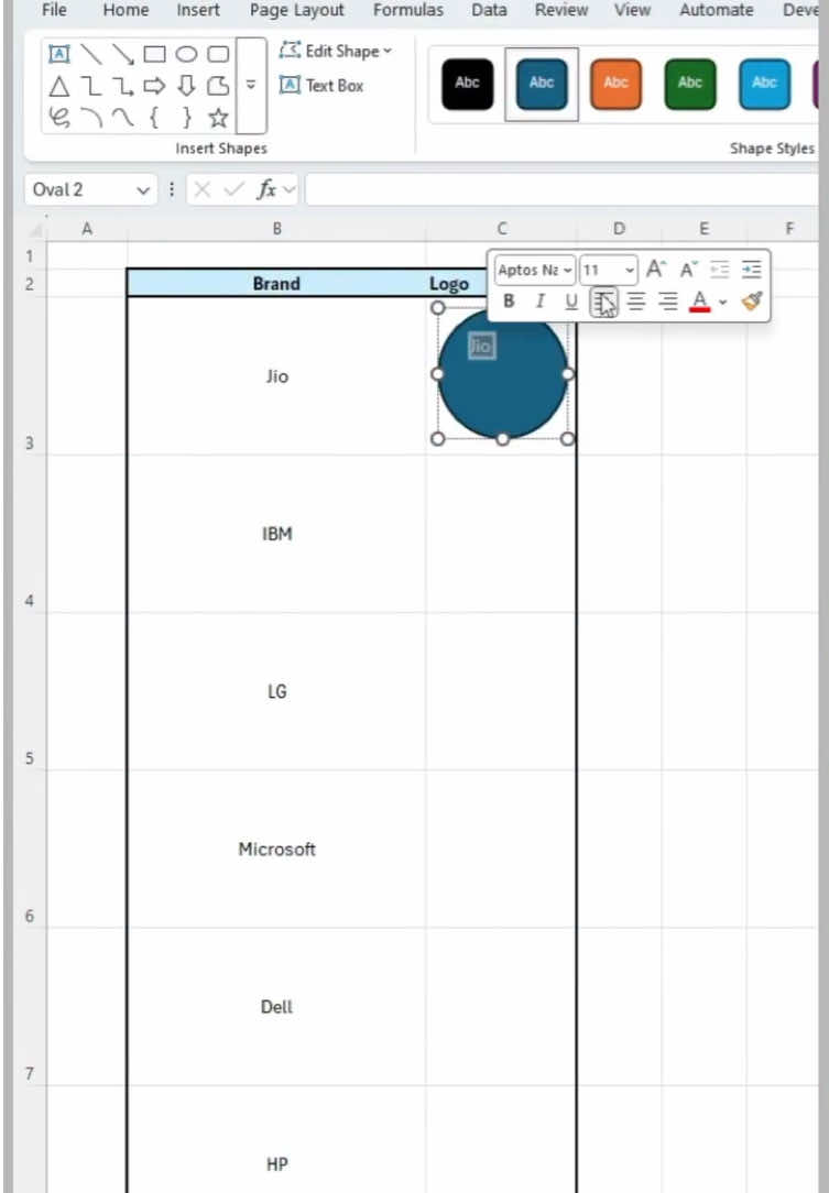If you still think Excel is only for data… Here’s your wake-up call! Brand logos inside Excel using AI — insane! 🔥