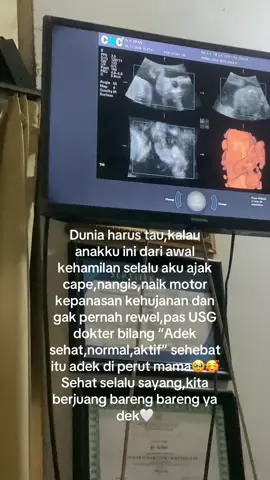 Masyaallah sehat selalu sayang mamah🥹🤍#bumil #bumilsehatbayisehat🤰♥️😘😘 #hpl2026 #masyaallahtabarakkallah 