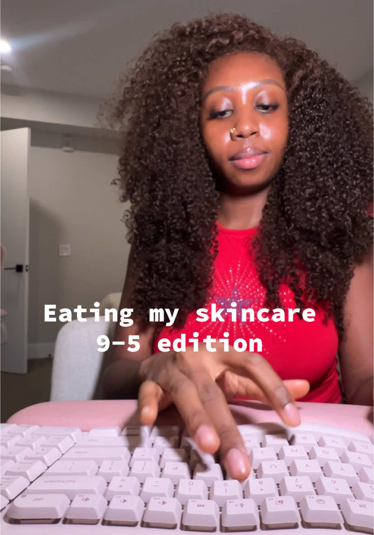 Eating my way to glowy skin with science🫶🏾 #skintok #emgws #eatingmyskincare #whatieatatwork 