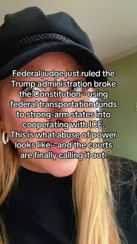 Federal Judge ruled Trump & administration broke the constitution  . . #constitution #trump #law #politics #ice 