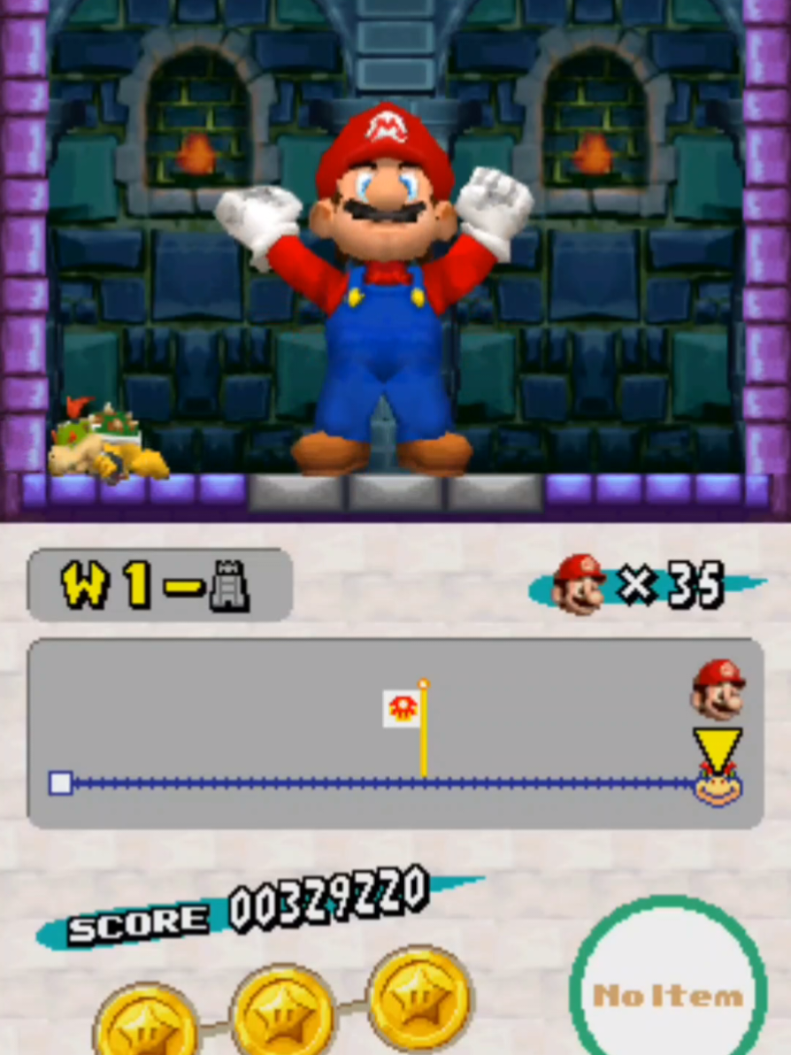 New super mario bros DS How to defeat Bowser Jr. in one hit 😆 #Nintendo #SuperMario #RetroGaming  #nintendods  #GameNostalgia #retrogaming  #GamingOnTikTok  #clips  #gameclips  #mario  #princesspeach 