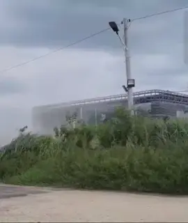 Dust Devil near SM Seaside City Cebu. #dustdevil #tornado #fypシ 