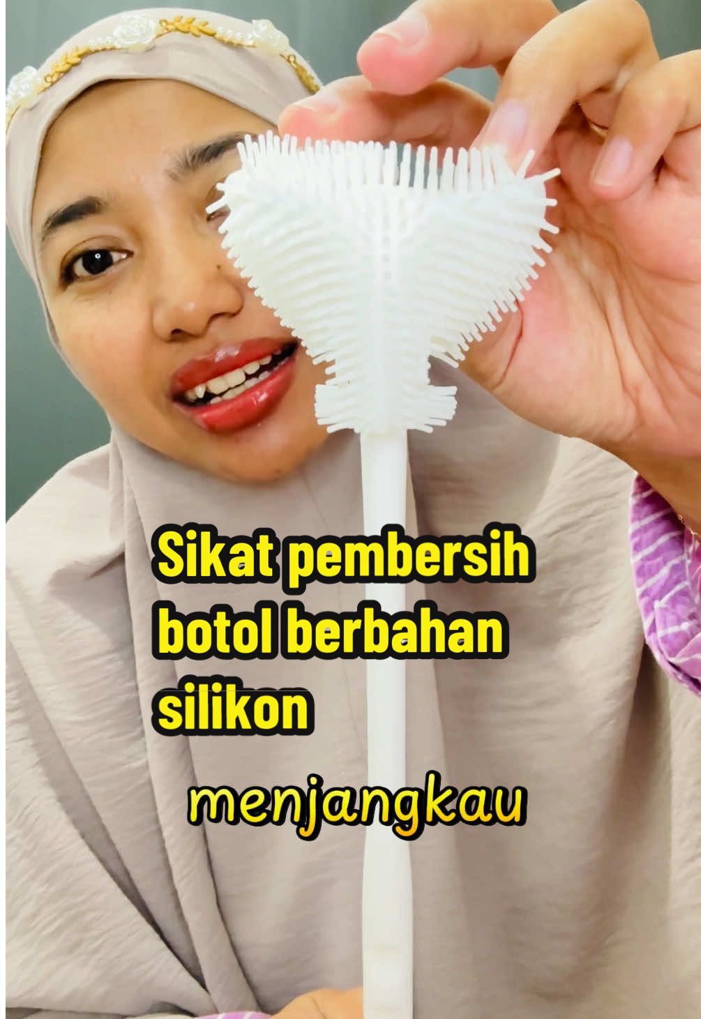 Sikat pembersih botol berbahan silikon #sikat #sikatpembersih #sikatpembersihbotol #ModalKontenDoang #SiPalingAffiliate 