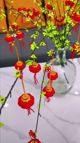 Cầu nhỏ treo cây mai đào quất, cây cảnh tết #cautreotet #khanhtreotet #phukientrangtritet #xuhuong #caudoitet 