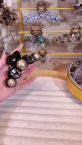 Kẹp tóc ngọc trai đính đá size lớn, kẹp hết tóc cao cấp  #keptoc  #keptocdep  #HairAccessories  #suriaccessories 