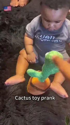 Cactus toy prank 🌵 #Love #baby #funny #prank #foryou 