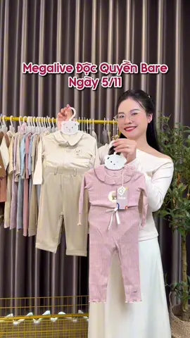 Đúng 10h các mẹ vào săn deal sốc giá siêu hời và rất nhiều mẫu áo khoác, áo nỉ cũng set bộ xinh cho bé trai bé gái nha #mepepssi #megalive #livestream #bare 