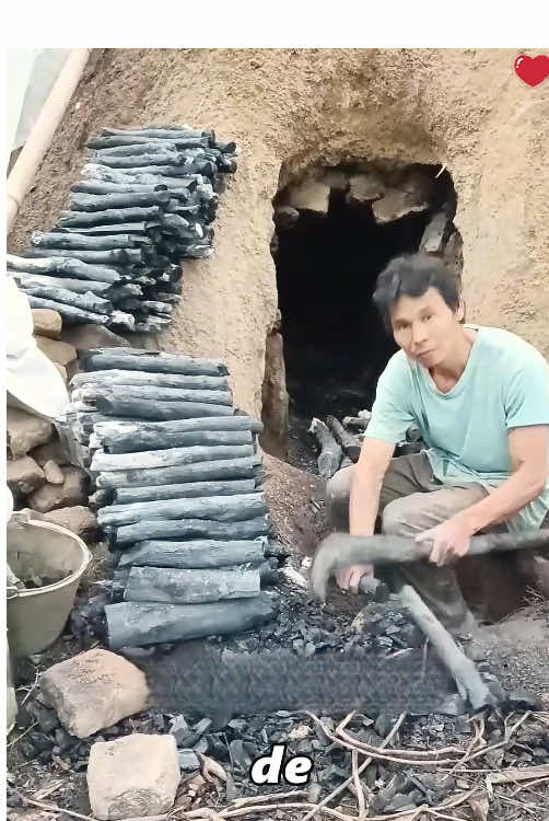 Traditional charcoal#DidYouKnow #knowledge #tiktok #amazing #asmr 