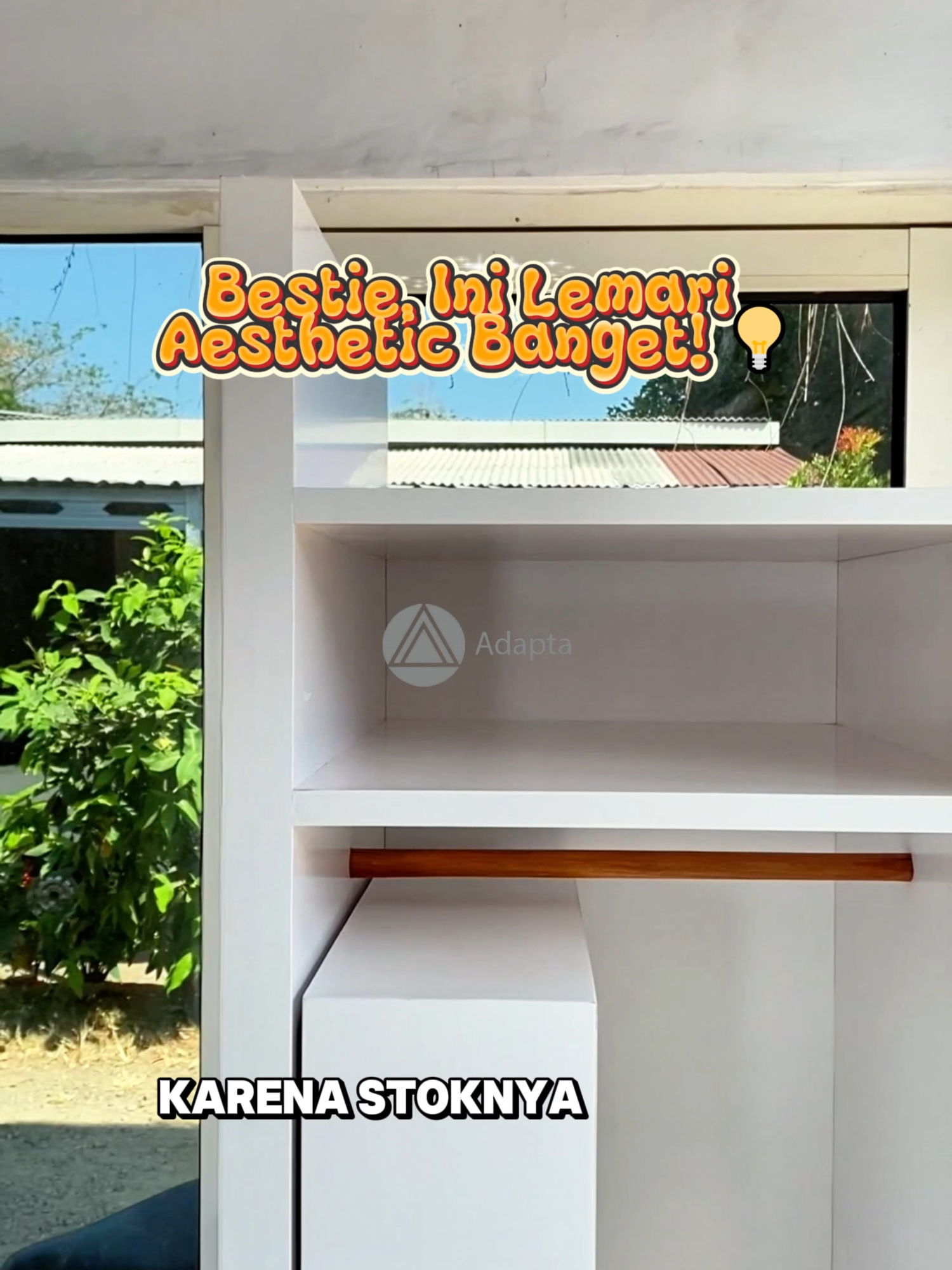 ⚠️ Jangan sampai kehabisan! Adapta Standing Mirror Lemari Gantungan Baju & Hijab HALIMA ini lagi banyak dicari karena desainnya multifungsi + ada lampu LED dan roda yang super praktis ✨ Cocok banget buat ibu-ibu aktif yang pengen kamar rapi dan modern 💕 Yuk amankan sebelum sold out lagi! 🪚 Bisa Custom ukuran & warna 📦 Bisa COD seluruh Indonesia 🔊 More info: 085 172 300 793 #StandingMirror  #LemariHijab  #CerminMultifungsi  #FurnitureMinimalis  #furyou