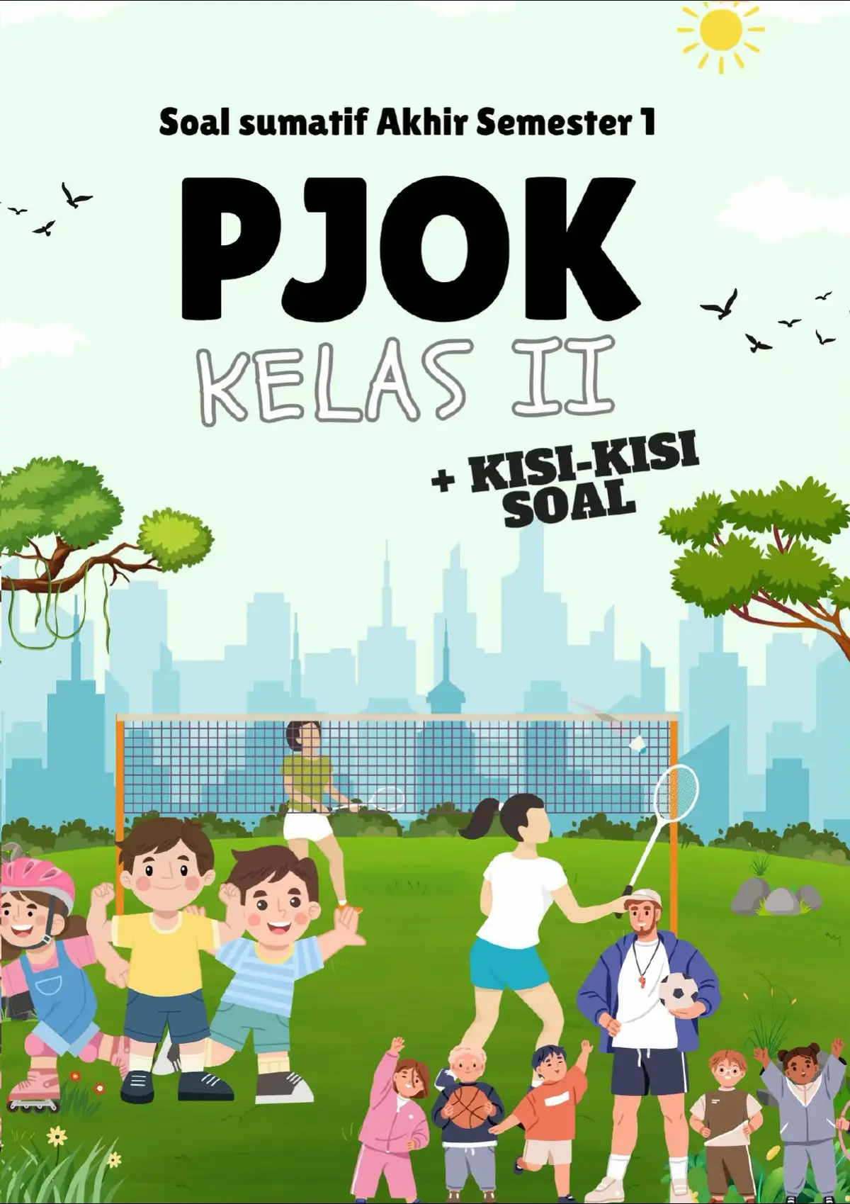 Soal sumatif akhirnya semester 1 #soal #ulangan #sumatifakhirsemester #pjok #sd 