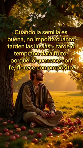 Cuando la semilla es buena, no importa cuánto tarden las lluvias… tarde o temprano dará fruto, porque lo que nace con fe, florece con propósito. #luzfamiliar #oracionfamiliar #gospelvideos #fe #proposito 