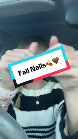 Fall Nails Loading… 🍂🤎 #fallnailinspo #nailinspo #nailtransition #gelxnails #fypシ 