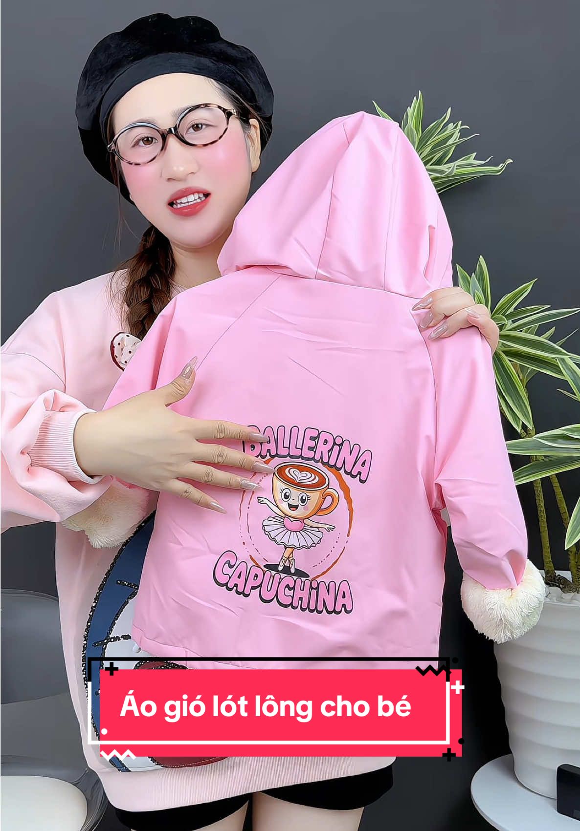 Áo gió lót lông cho bé gái 😚#quanaotreem #thoitrangtreem #thoitrangthudongchobe #dothudongchobe #aokhoaclotlongchobe 