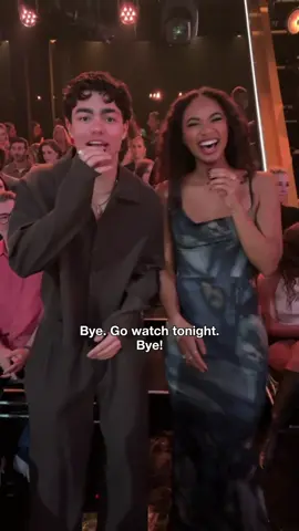 The #DWTS ballroom is extra electric with @chandler kinney and @Malachi Barton here for #RockHallNight! ⚡️