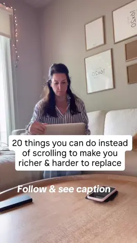 ✨ 20 Tiny Shifts That Changed Everything for Me A few years ago, I realized something: I was spending hours scrolling, watching other people build the life I wanted. So I made a deal with myself 30 minutes a day to do something that moved the needle. It didn’t have to be perfect… just intentional. Here are 20 things that helped me start earning more, learning faster, and thinking bigger 👇 Watch a 10-min YouTube video on business, investing, or marketing. Message one new person on LinkedIn genuine conversations open doors. Read a company’s financial statement (Google is your best teacher). Pitch yourself to a brand or client even if it scares you. Revisit your old posts. Find what actually connected with people. Share one insight from what you’ve learned this week. Update your portfolio or resume your digital first impression matters. Create a Notion tracker for your goals, budget, or habits. Learn a high-income skill like copywriting, strategy, or UGC. Join a community where people talk about growth, not gossip. Reconnect with someone you admire no agenda, just value. Learn the basics of investing ETFs, REITs, and index funds. Declutter your files clear space = clear mind. Brainstorm one digital offer or Shopify idea. Apply for 5 freelance gigs or brand collabs. Audit your subscriptions keep what feeds your goals. Write down 10 content ideas that show your expertise. Read one chapter of a business or mindset book. Create a “wins” folder proof that you are growing. Go for a walk. Clarity creates wealth. Always. 💡 The truth? You don’t need to reinvent the wheel — you just need to start moving with intention. If you want to learn how I built a 4–5 figure digital income stream without creating my own products, comment “2025” and I’ll send you my free video guide that breaks it down step-by-step. Follow → @getwealthywjulie so you don’t miss what’s coming next. Because success isn’t luck it’s a series of small, consistent choices that compound into something extraordinary. Let’s make this your year. 💛#makemoneyonline #wifimoney #sahm #financialfreedom #passiveincome 