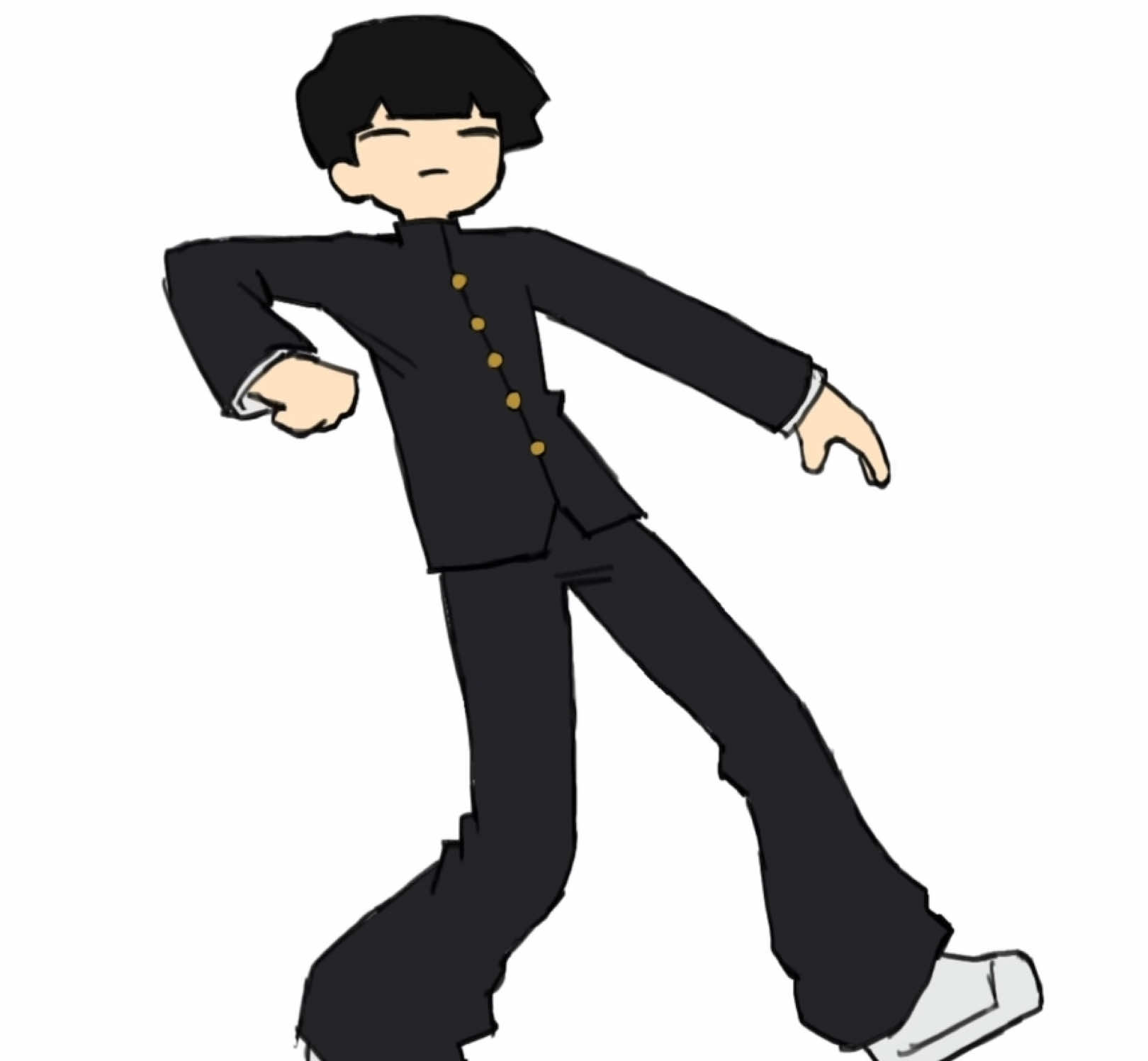 frame reference: @kazztastrophe || ignore how it slowly gets more offbeat ok twin❤️ #mobpsycho100 #animationmeme #trend #shigeokageyama #fyp 