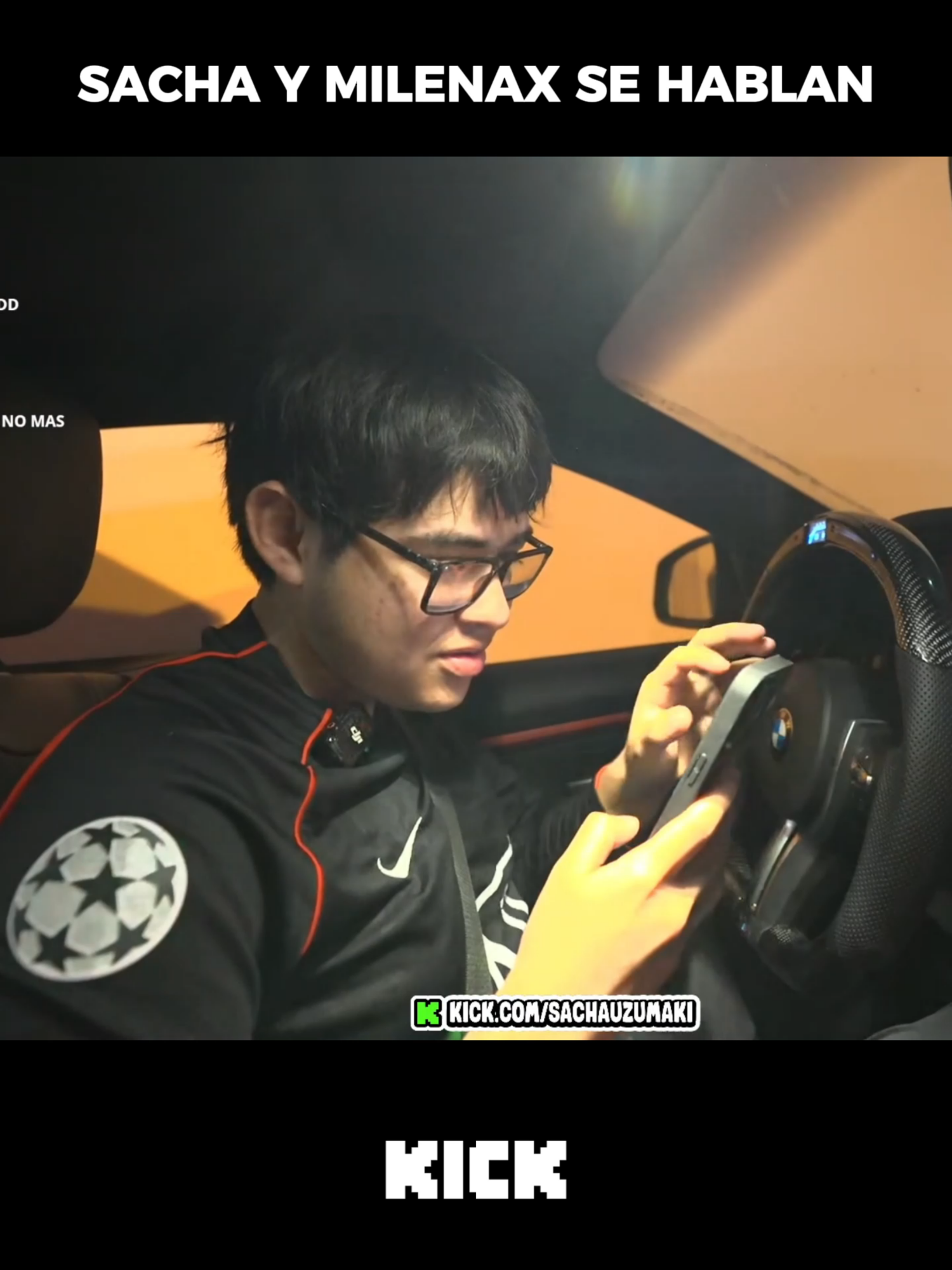 Sacha y milenax se hablan #sachauzumaki #sachauzumakiclips #milenax #clipskick #kick #kickperu