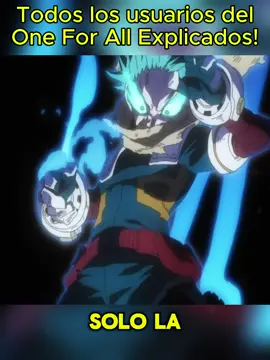 Todos los usuarios del One For All Explicados! (My Hero academia)_01 #myheroacademia #anime #manga #oneforall #deku 