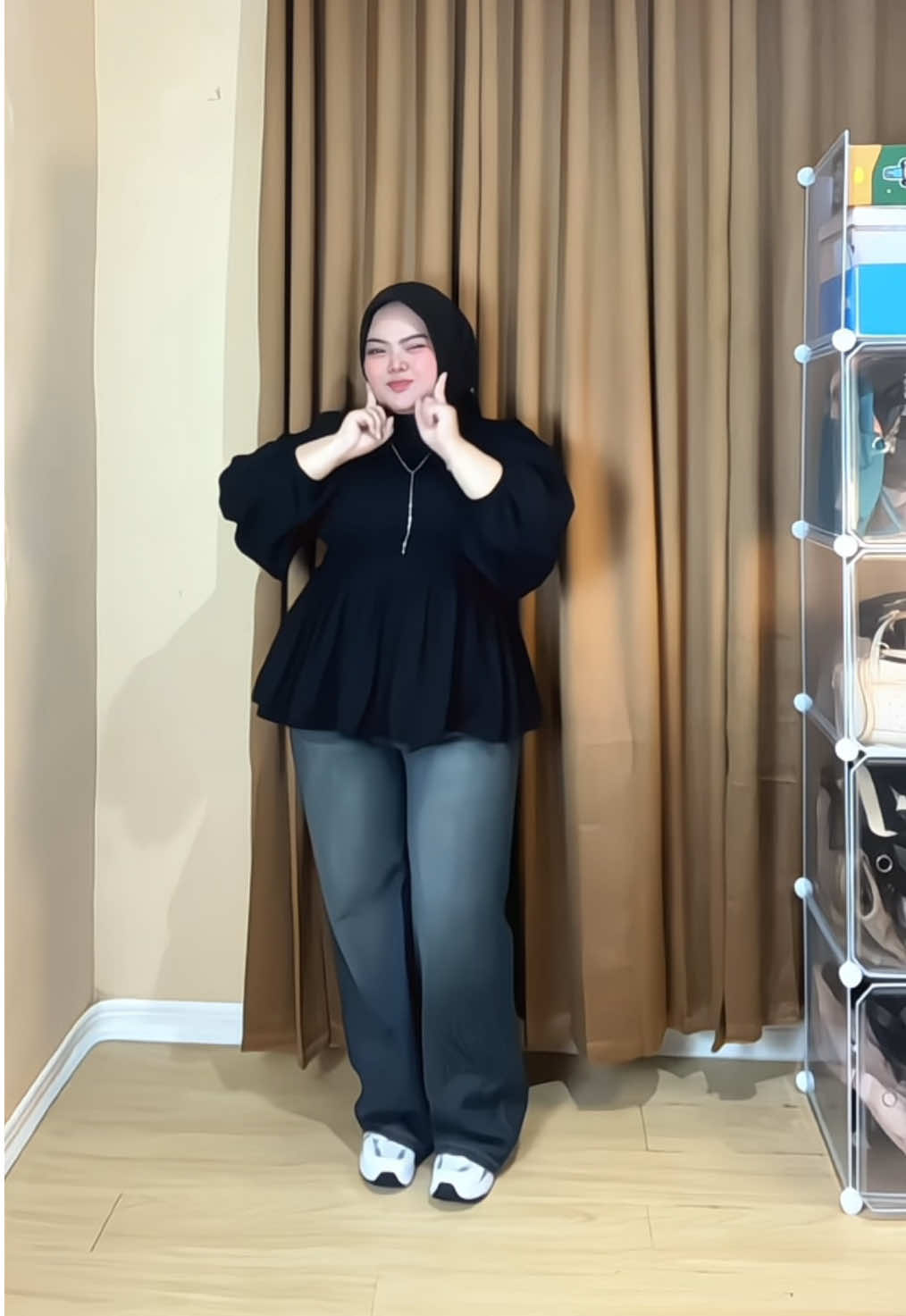 #ootdfashion #outfitideas #ootdhijabstyle #outfitbigsize #outfit 