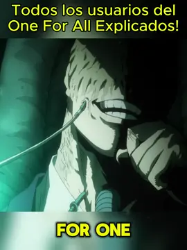 Todos los usuarios del One For All Explicados! (My Hero academia)_03 #myheroacademia #anime #manga #oneforall #deku 