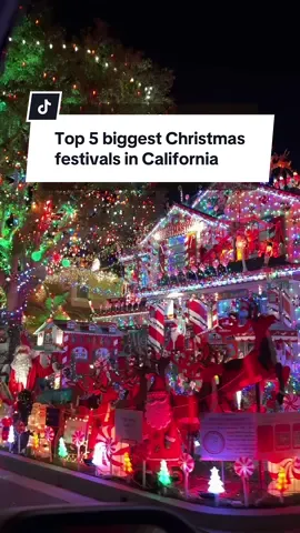 5 biggest Christmas festivals in California in 2025 😍 📍 Enchant Los Angeles 🗺️ Santa Anita Park, 285 W Huntington Dr, Arcadia, CA 91007 🗓️ November 21 – December 28 With millions of lights, it’s called “world’s largest Christmas light maze”. Has ice-skating, snow slide, vendor village, and Santa visits. 📍 Cambria Christmas Market 🗺️ 2905 Burton Dr, Cambria, CA 93428   🗓️ November 28 – December 31 Has about 3 million lights, German-style artisan vendors, train ride, Santa visits, fire pits, live music and festive food & drink.   📍 Mission Inn Festival of Lights, Riverside   🗺️ 3649 Mission Inn Ave, Riverside, CA 92501   🗓️ November 22 – January 6 Over 10 million lights, holiday rides for kids, live concert lineup, historic hotel setting.   📍 Winter Fest OC, Costa Mesa  🗺️ 88 Fair Dr, Costa Mesa, CA 92626 🗓️ November 28 – January 4 More than 2 million lights, snow play, ice skating under the stars, a 150-foot tubing slide, carnival rides and immersive light installations.   📍 Garden of Lights  🗺️ 844 Sundial Bridge Drive, Redding, CA 96003   🗓️ November 21 – January 4 Over 2 million lights across 10 acres of botanical gardens, model trains, glowing swings, fire pits, and holiday themed food & drink.   Which one will you visit first? . . . California Christmas festivals, biggest holiday light events California, where to see Christmas lights in California, California winter lights guide 