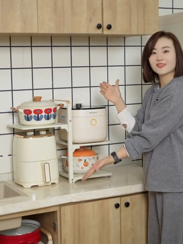 BELI DISINI👉@Easyshopple Rahsia dapur kemas saya 🍳 — satu rak ajaib dah cukup! Periuk tersusun, dapur nampak luas & cantik 😍 #RakDapur #BarangDapur #KitchenHacks #TikTokMadeMeBuyIt #easyshopple 