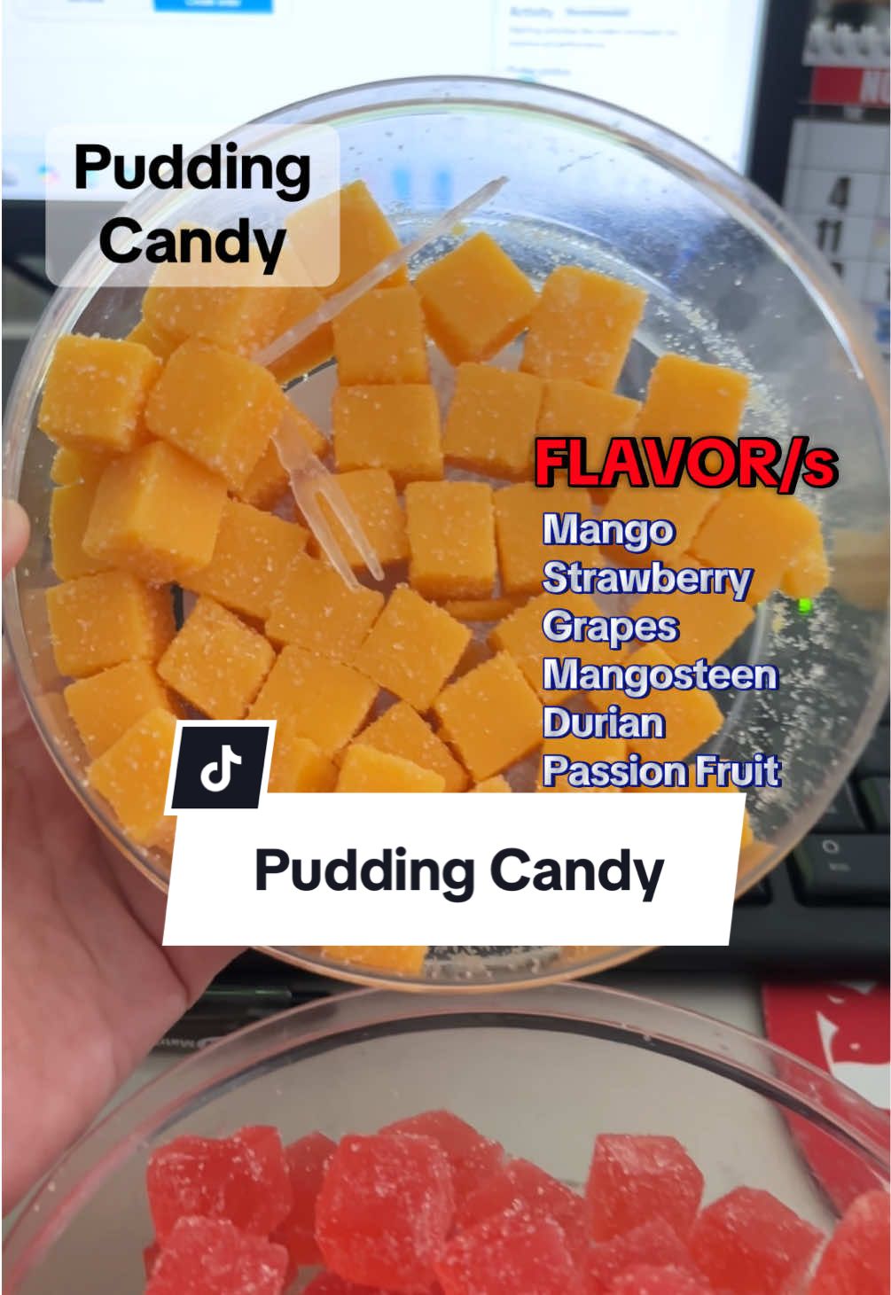 Sarap nga mga flavors #puddingcandy #puddingcandymango #puddingcandystrawberry #candy #fyp 