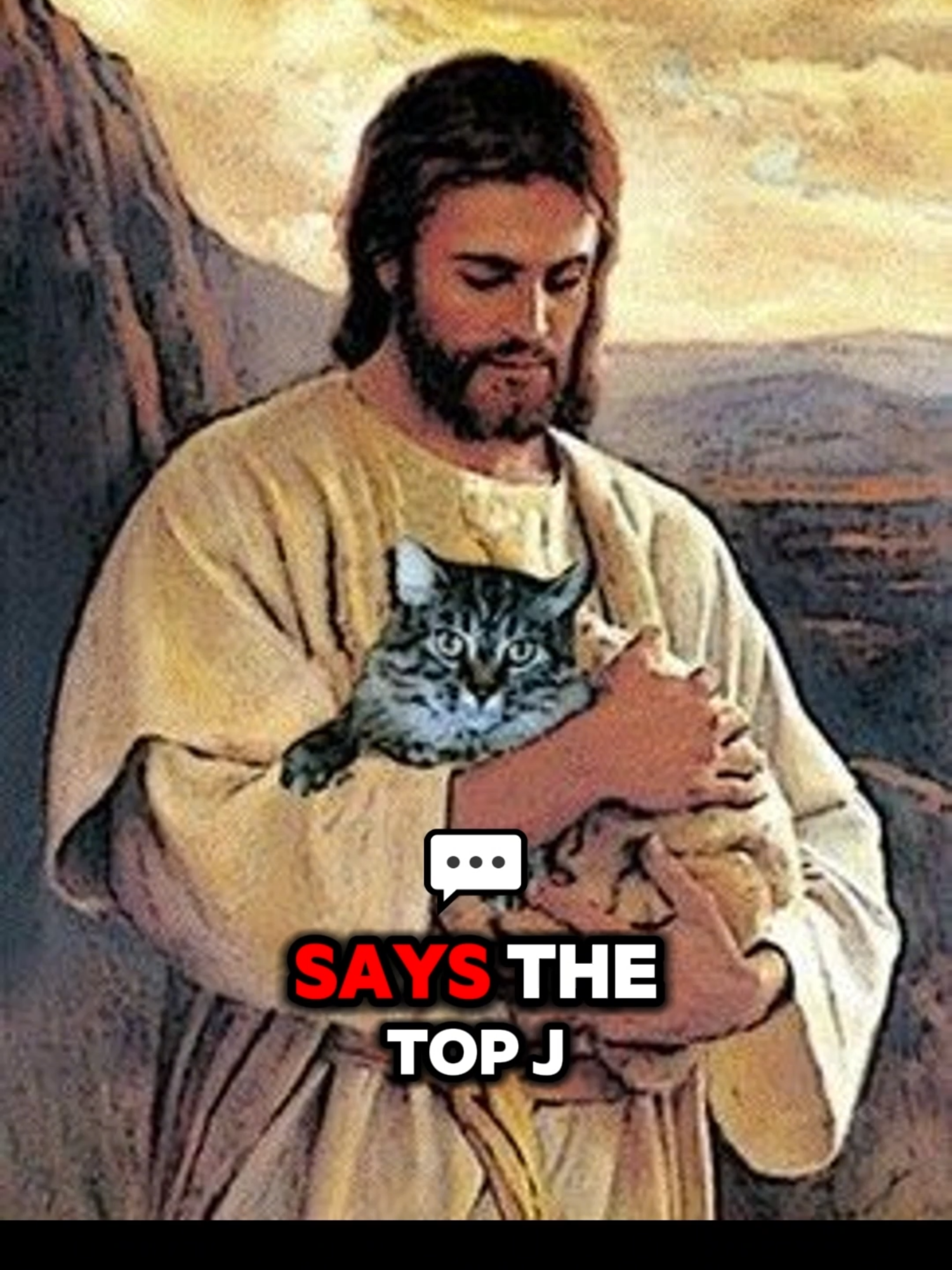 Jeus forgives Pete! #bible #catsoftiktok #christianmemes