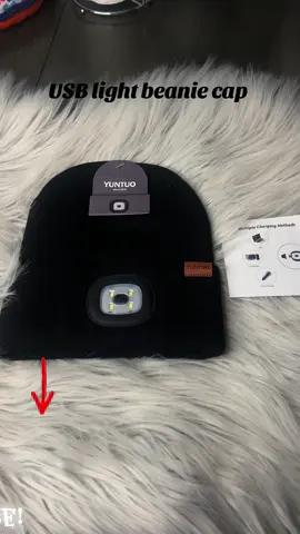 USB light beanie cap #underarmourhat #birthdaybeanie #beaniecap #gifts 